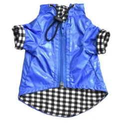 Abrigo impermeable azul
