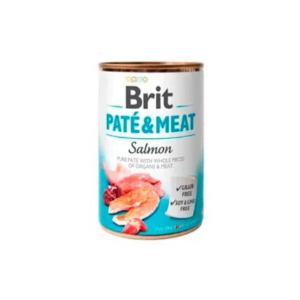 Brit Pate & Meat Salmon 400gr