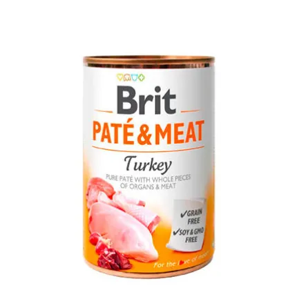 Brit Pate & Meat Turkey 400gr