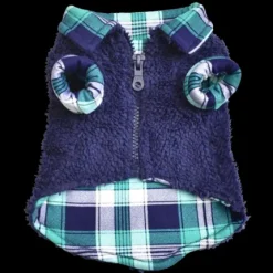 Casaca Peluche Azul