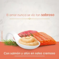 Purina Fancy Feast Puree Kiss con Salmon y Atún